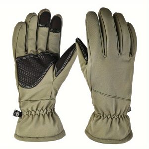 Outdoor Sports Warm Waterproof Touch Screen Camouflage With Velvet Fall And Winter Ski Gloves For Men And Women